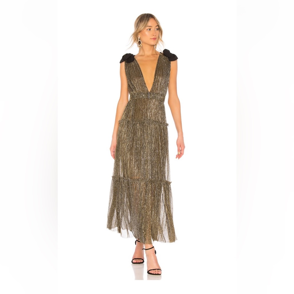 Sabina Musayev - Ray Dress - XS - Gold